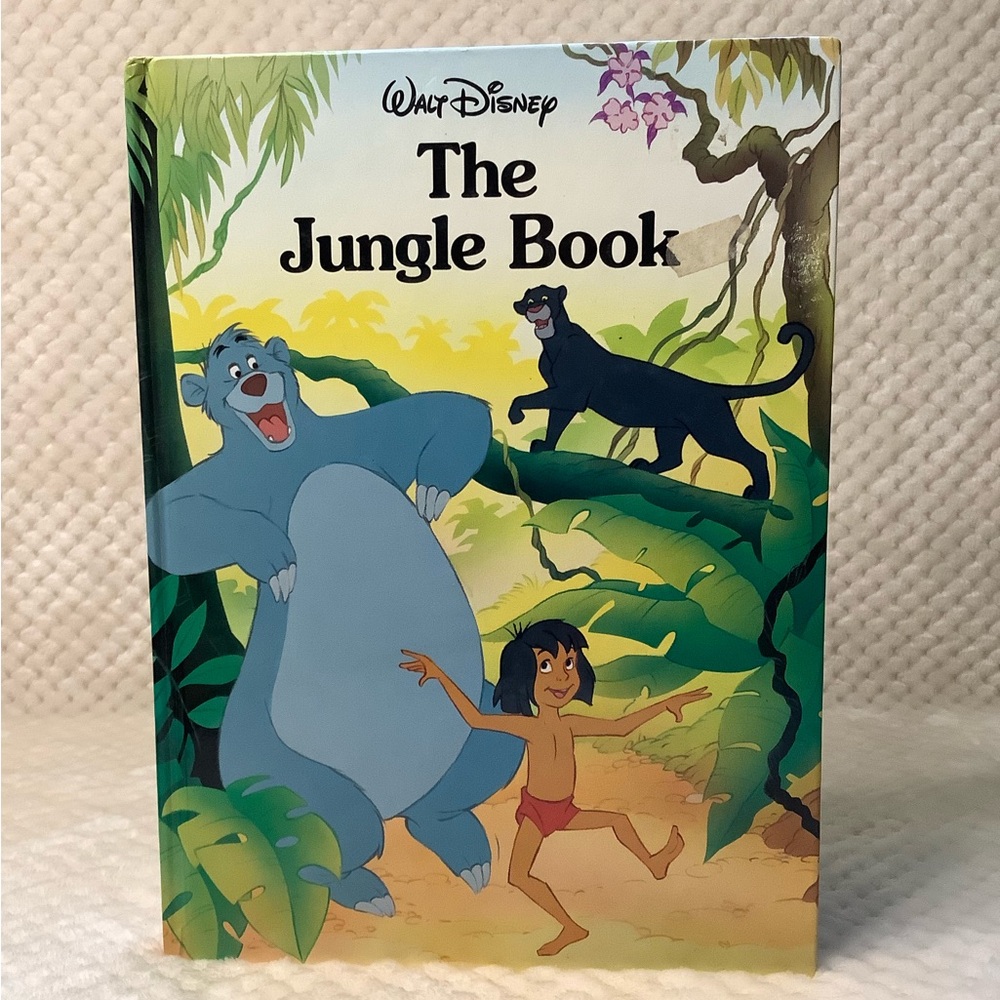 Vintage 1990 Walt Disneys The Jungle Book Gallery Books Hardcover Storybook 📚